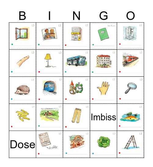 Alpha Bingo II Bingo Card