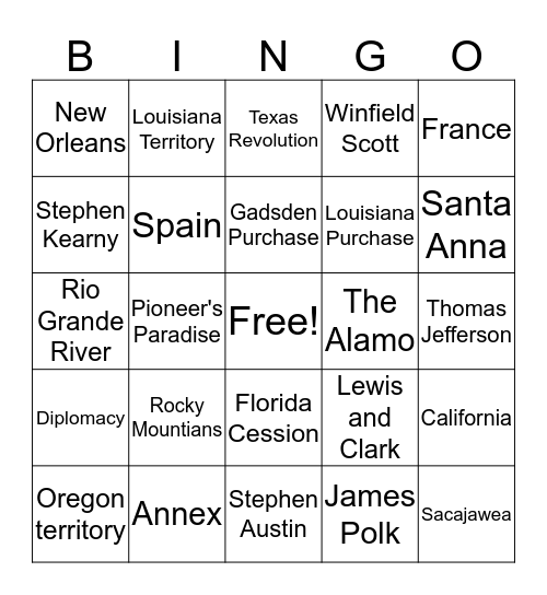 Ch.15  Bingo Card