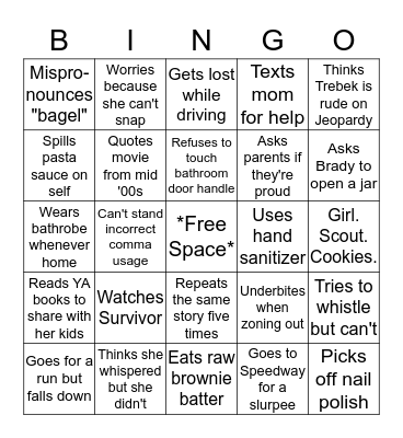 ABBY BINGO Card