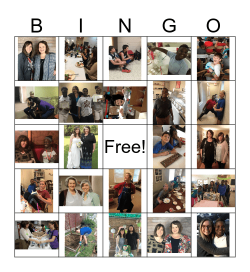 Birthday Bingo Card