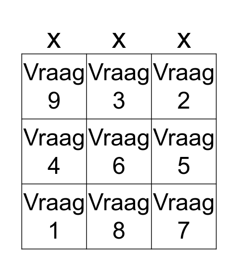 Bingo GP Bingo Card