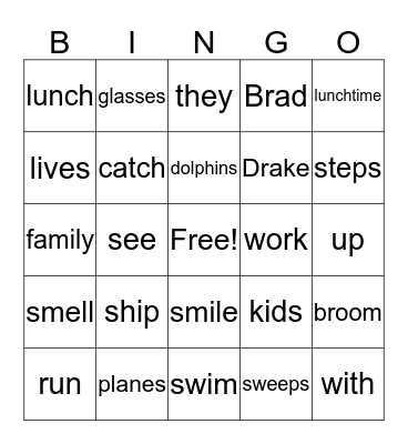 On a Ship Bingo Card