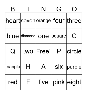 100th Day BINGO :) Bingo Card