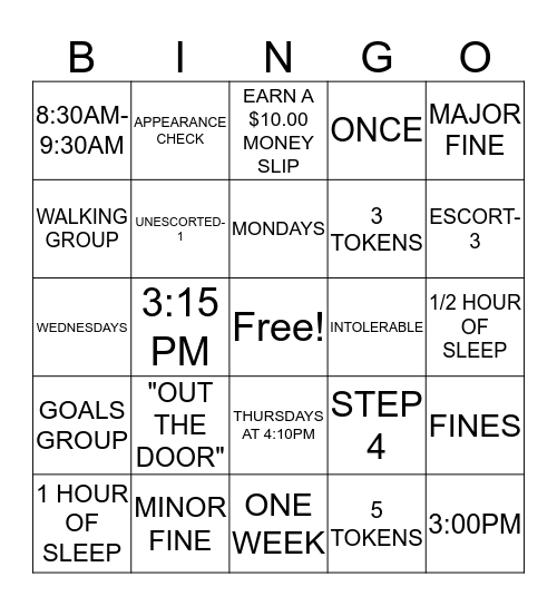 BRITE UNIT!! Bingo Card