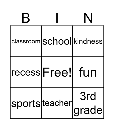 Jovan Bingo Card