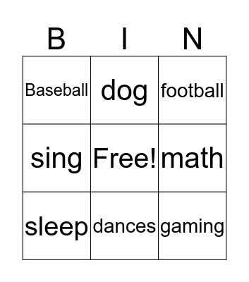 India Bingo Card