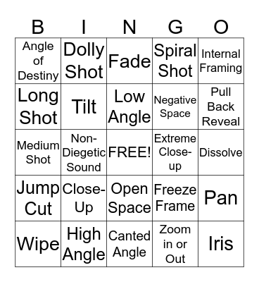 The Nightmare Before Christmas! Bingo Card