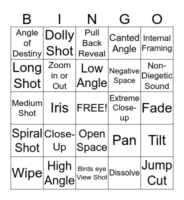 The Nightmare Before Christmas!! Bingo Card