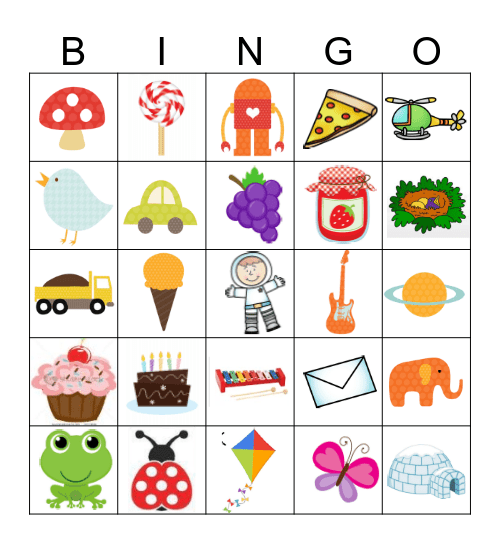 Doninic's Birthday Bingo Card