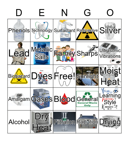 DENGO Bingo Card