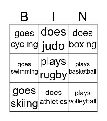 Find someone who... Bingo Card