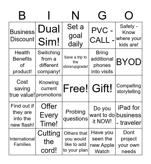 Pittsburgh BINGO Card