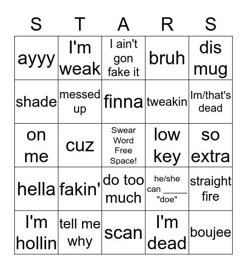 McCluer North Bingo v5 Bingo Card