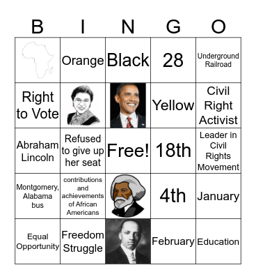 AAM Bingo Card