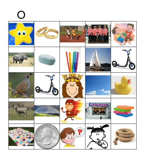 What am I? Bingo Card