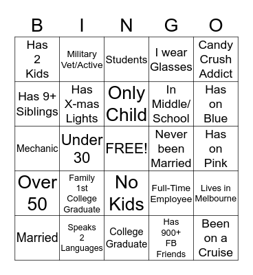 Baby Barr's Gender Reveal Bingo Card