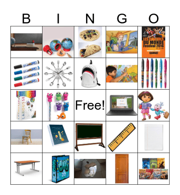 L'ecole Bingo Card