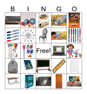 L'ecole Bingo Card