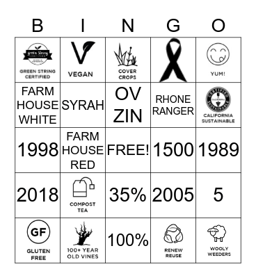 CLINE-O Bingo Card