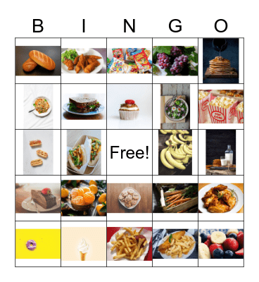 Chocolate Bingo Card