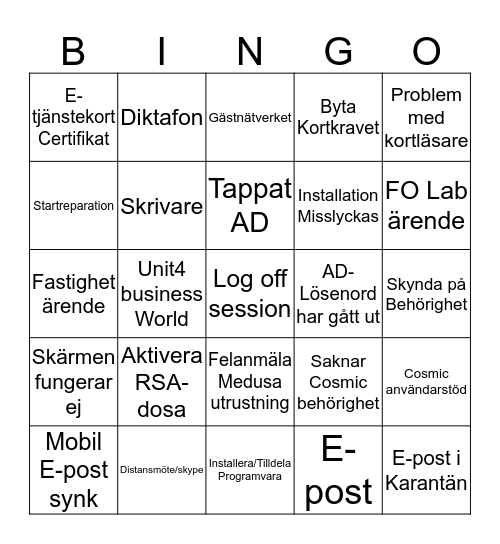 36000 Bingo Card