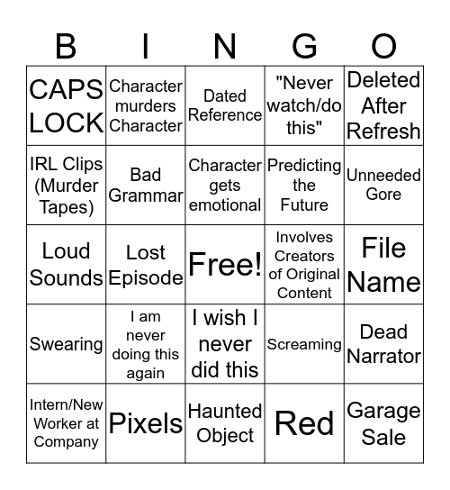 Shitty Online Dating Bingo [OC] 