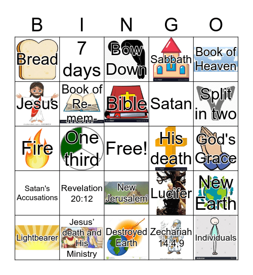 The Great Controversy Bingo Card
