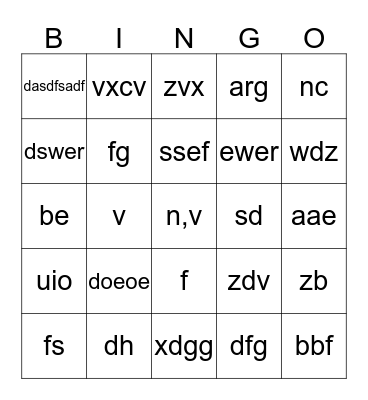 Kerst Quiz Bingo Card