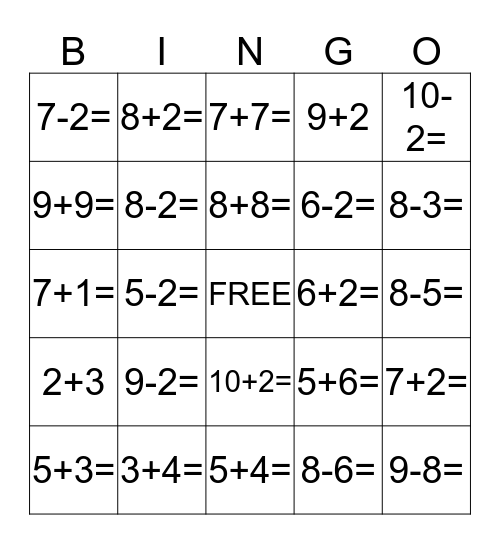 Charis' Bingo Card! Bingo Card