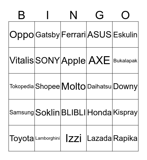 PUNYANYA WONPIL Bingo Card