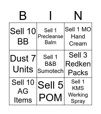 Part Time Dingo Bingo Card