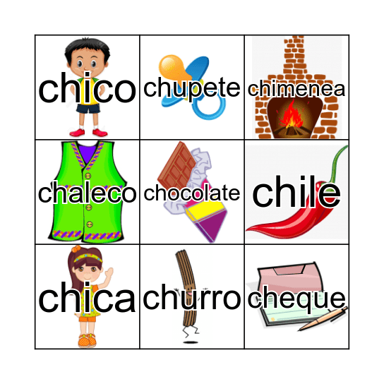 BINGO de CH Bingo Card