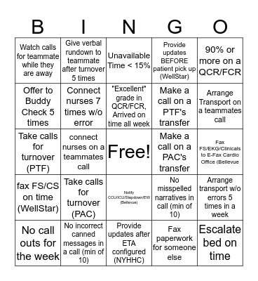 Backbones of DPL Bingo! Bingo Card