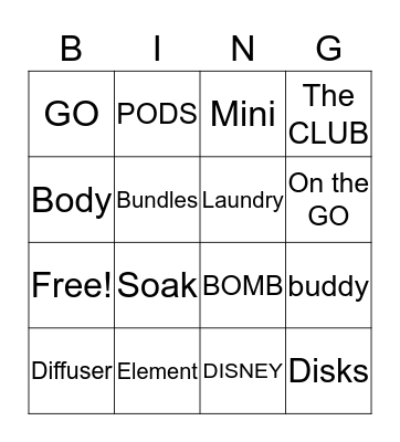 Michelle’s Scentsy Bingo Card