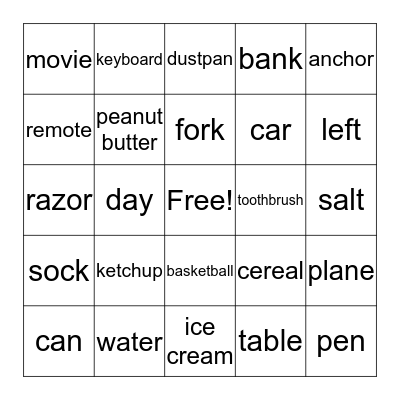 Twin Night 2019 "Better Together" Bingo Card
