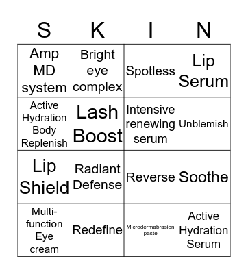 Nicole’ s VIP’s R+F BINGO Card