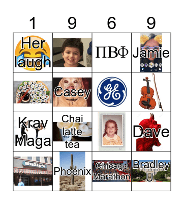 Caryn Bingo Card