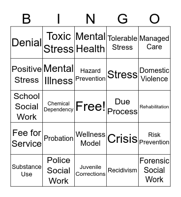 Chapters 9-14 Bingo Card