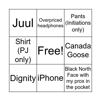 Hey TI! I lost my... Bingo Card