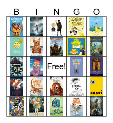 VIS BOOK BINGO Card