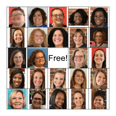 Spring Valley Staff Bingo Card