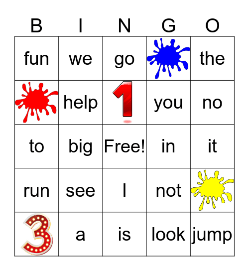 #1 Bingo Card