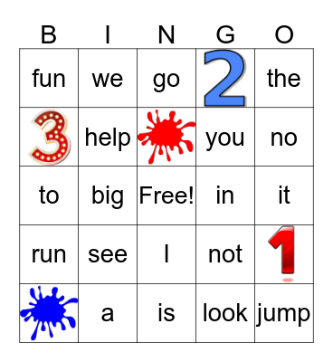 #1 Bingo Card