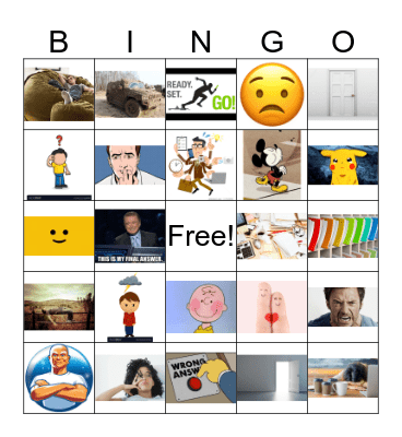 Los Adjetivos Descriptivos Bingo Card