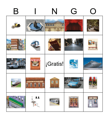 El Bingo de la Ciudad Bingo Card