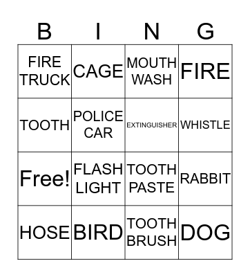 Community Bingo Card