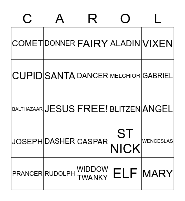 PIEROGI PANIC Bingo Card