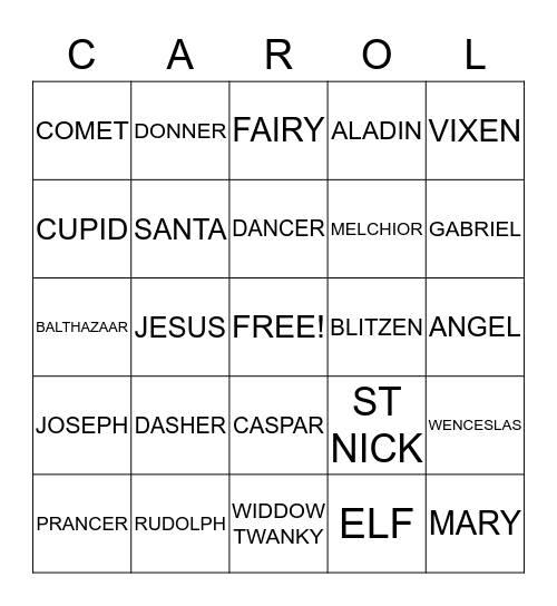 PIEROGI PANIC Bingo Card