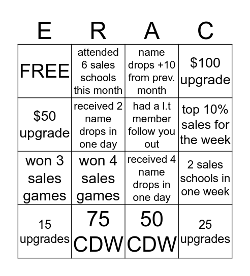 NICOLE MOD4 BINGO Card