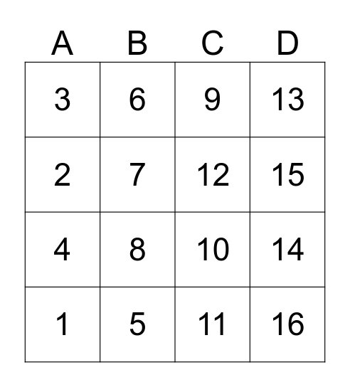Get to know YOU bingo Card